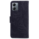 Custodia per telefono in pelle con motivo a tigre in rilievo, For Motorola Moto G14, For Motorola Edge 40, For Motorola Edge 40 Pro