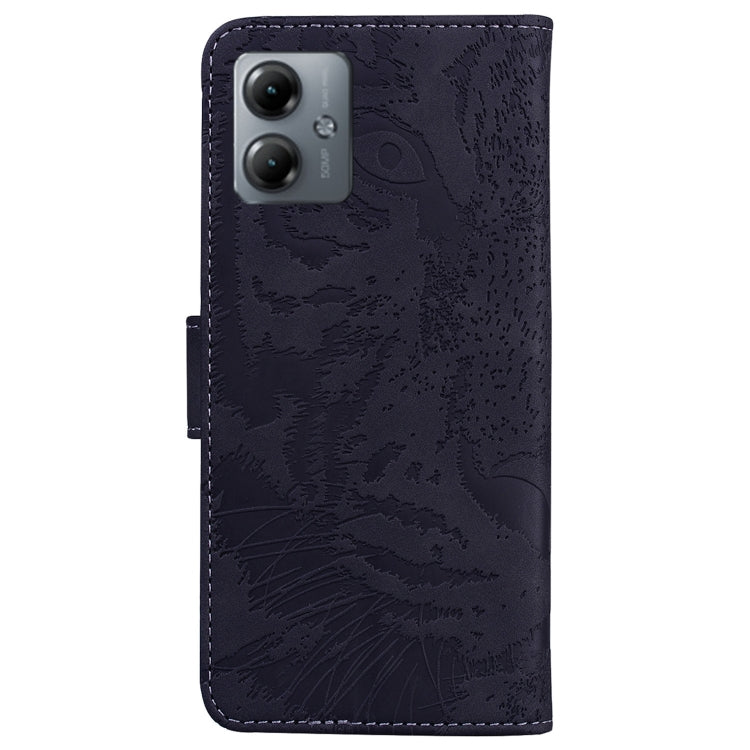 Custodia per telefono in pelle con motivo a tigre in rilievo, For Motorola Moto G14, For Motorola Edge 40, For Motorola Edge 40 Pro