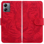 Custodia per telefono in pelle con motivo a tigre in rilievo, For Motorola Moto G14, For Motorola Edge 40, For Motorola Edge 40 Pro