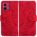 Custodia per telefono in pelle con motivo a tigre in rilievo, For Motorola Moto G Power 5G 2024, For Motorola Moto G84, For Motorola Moto G54, For Motorola Edge 40 Neo