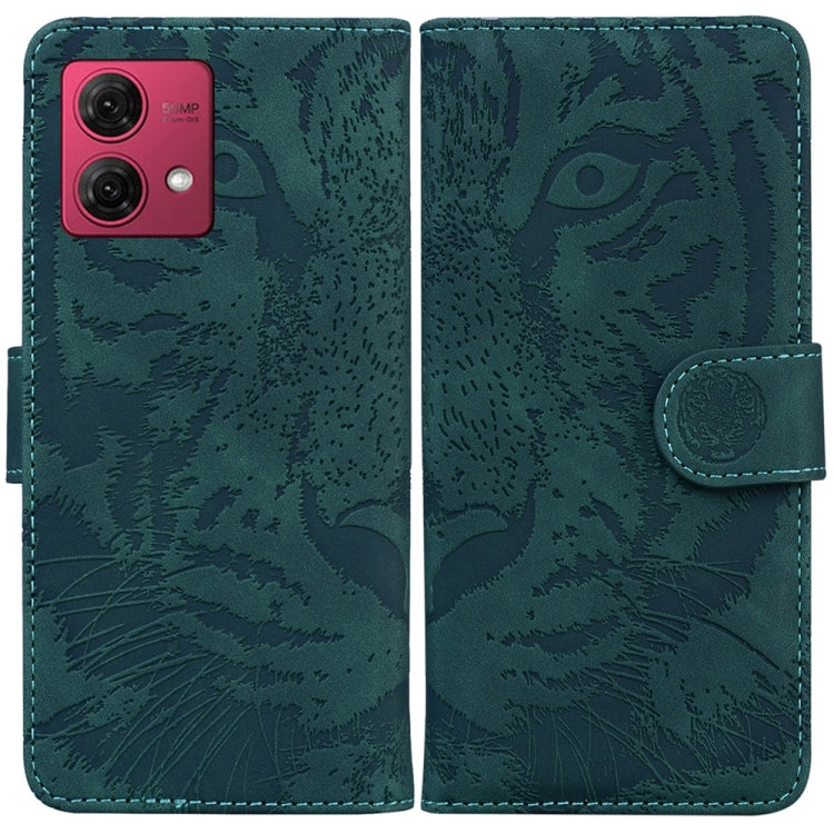 Custodia per telefono in pelle con motivo a tigre in rilievo, For Motorola Moto G Power 5G 2024, For Motorola Moto G84, For Motorola Moto G54, For Motorola Edge 40 Neo