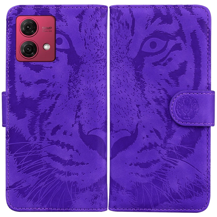 Custodia per telefono in pelle con motivo a tigre in rilievo, For Motorola Moto G Power 5G 2024, For Motorola Moto G84, For Motorola Moto G54, For Motorola Edge 40 Neo
