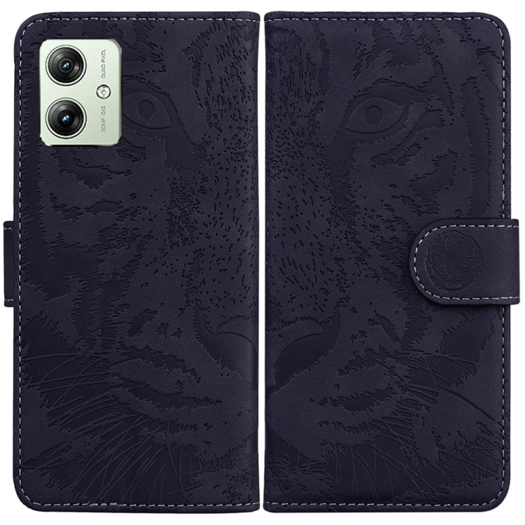 Custodia per telefono in pelle con motivo a tigre in rilievo, For Motorola Moto G Power 5G 2024, For Motorola Moto G84, For Motorola Moto G54, For Motorola Edge 40 Neo