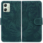 Custodia per telefono in pelle con motivo a tigre in rilievo, For Motorola Moto G Power 5G 2024, For Motorola Moto G84, For Motorola Moto G54, For Motorola Edge 40 Neo