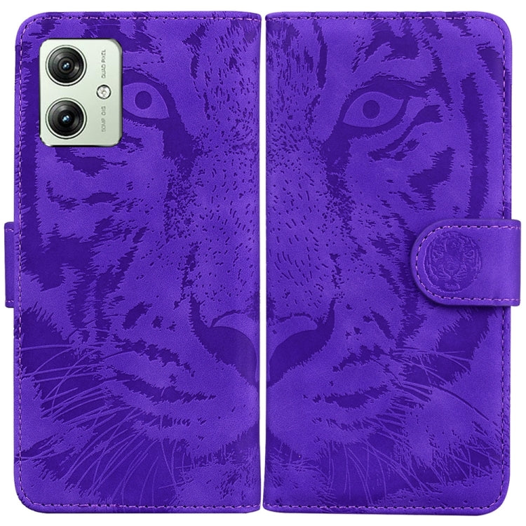 Custodia per telefono in pelle con motivo a tigre in rilievo, For Motorola Moto G Power 5G 2024, For Motorola Moto G84, For Motorola Moto G54, For Motorola Edge 40 Neo