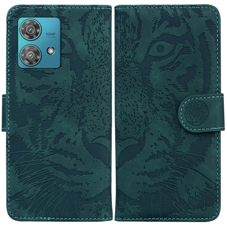 Custodia per telefono in pelle con motivo a tigre in rilievo, For Motorola Moto G Power 5G 2024, For Motorola Moto G84, For Motorola Moto G54, For Motorola Edge 40 Neo