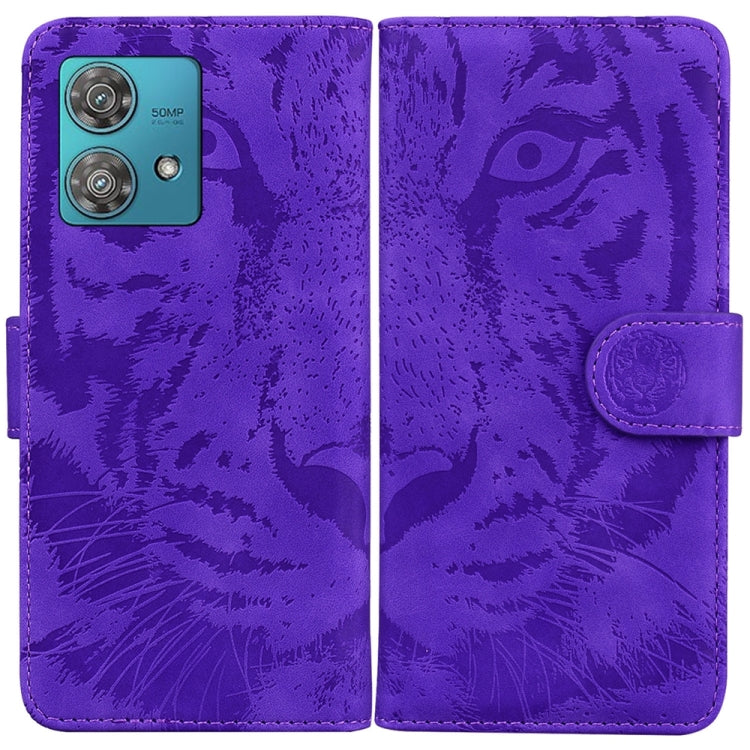 Custodia per telefono in pelle con motivo a tigre in rilievo, For Motorola Moto G Power 5G 2024, For Motorola Moto G84, For Motorola Moto G54, For Motorola Edge 40 Neo