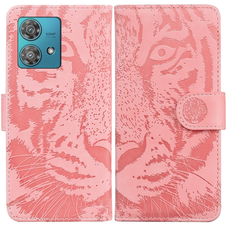 Custodia per telefono in pelle con motivo a tigre in rilievo, For Motorola Moto G Power 5G 2024, For Motorola Moto G84, For Motorola Moto G54, For Motorola Edge 40 Neo
