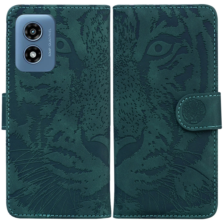 Custodia per telefono in pelle con motivo a tigre in rilievo, For Motorola Edge 50 Ultra, For Motorola Edge 50 Pro, For Motorola Edge 50 Fusion, For Motorola Moto G Play 4G 2024