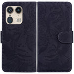 Custodia per telefono in pelle con motivo a tigre in rilievo, For Motorola Edge 50 Ultra, For Motorola Edge 50 Pro, For Motorola Edge 50 Fusion, For Motorola Moto G Play 4G 2024
