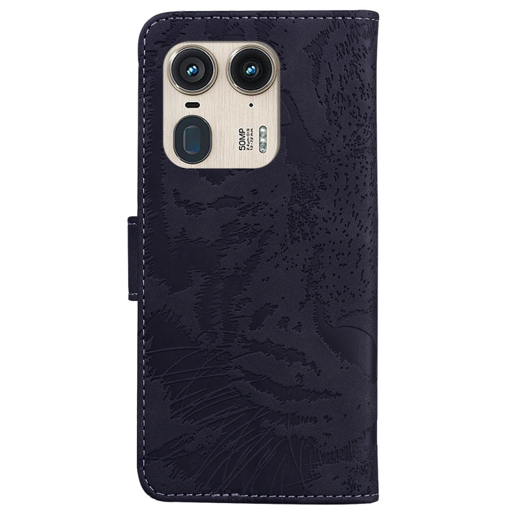 Custodia per telefono in pelle con motivo a tigre in rilievo, For Motorola Edge 50 Ultra, For Motorola Edge 50 Pro, For Motorola Edge 50 Fusion, For Motorola Moto G Play 4G 2024