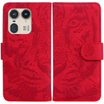 Custodia per telefono in pelle con motivo a tigre in rilievo, For Motorola Edge 50 Ultra, For Motorola Edge 50 Pro, For Motorola Edge 50 Fusion, For Motorola Moto G Play 4G 2024