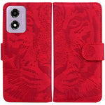 Custodia per telefono in pelle con motivo a tigre in rilievo, For Motorola Edge 50 Neo 5G Global, For Motorola Moto G04s / Moto E14, For Motorola Moto G85, For Motorola Edge 2024