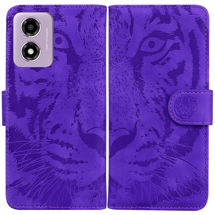 Custodia per telefono in pelle con motivo a tigre in rilievo, For Motorola Edge 50 Neo 5G Global, For Motorola Moto G04s / Moto E14, For Motorola Moto G85, For Motorola Edge 2024