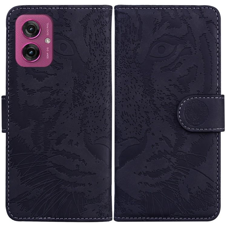 Custodia per telefono in pelle con motivo a tigre in rilievo, For Motorola Moto G 5G 2025, For Motorola Moto G75 5G, For Motorola Moto G35, For Motorola Moto G55