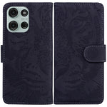 Custodia per telefono in pelle con motivo a tigre in rilievo, For Motorola Moto G 5G 2025, For Motorola Moto G75 5G, For Motorola Moto G35, For Motorola Moto G55