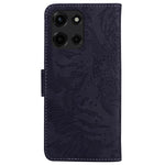 Custodia per telefono in pelle con motivo a tigre in rilievo, For Motorola Moto G 5G 2025, For Motorola Moto G75 5G, For Motorola Moto G35, For Motorola Moto G55