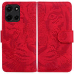 Custodia per telefono in pelle con motivo a tigre in rilievo, For Motorola Moto G 5G 2025, For Motorola Moto G75 5G, For Motorola Moto G35, For Motorola Moto G55