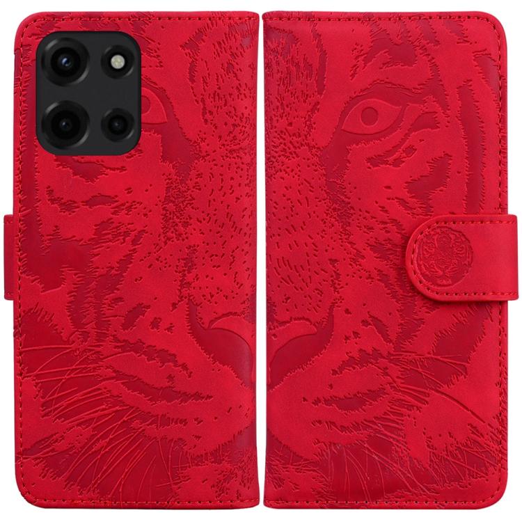 Custodia per telefono in pelle con motivo a tigre in rilievo, For Motorola Moto G 5G 2025, For Motorola Moto G75 5G, For Motorola Moto G35, For Motorola Moto G55