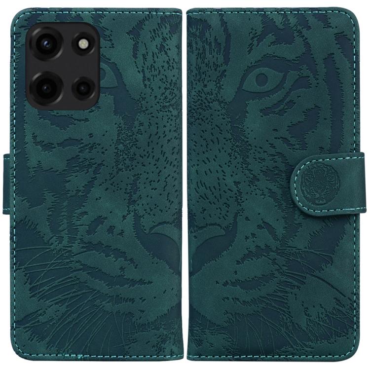 Custodia per telefono in pelle con motivo a tigre in rilievo, For Motorola Moto G 5G 2025, For Motorola Moto G75 5G, For Motorola Moto G35, For Motorola Moto G55