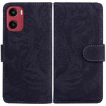 Custodia per telefono in pelle con motivo a tigre in rilievo, For Motorola Moto G86 5G, For Motorola Edge 60 Fusion / Edge 5G 2025, For Motorola Moto G05 / E15, For Motorola Moto G15