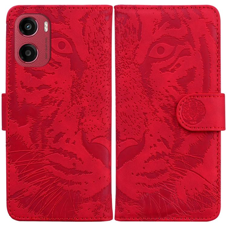 Custodia per telefono in pelle con motivo a tigre in rilievo, For Motorola Moto G86 5G, For Motorola Edge 60 Fusion / Edge 5G 2025, For Motorola Moto G05 / E15, For Motorola Moto G15