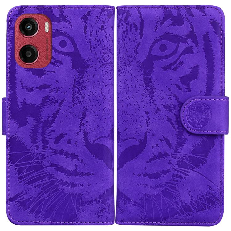 Custodia per telefono in pelle con motivo a tigre in rilievo, For Motorola Moto G86 5G, For Motorola Edge 60 Fusion / Edge 5G 2025, For Motorola Moto G05 / E15, For Motorola Moto G15