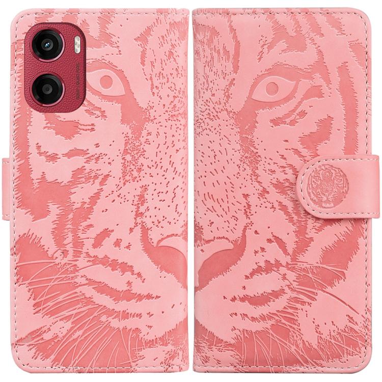 Custodia per telefono in pelle con motivo a tigre in rilievo, For Motorola Moto G86 5G, For Motorola Edge 60 Fusion / Edge 5G 2025, For Motorola Moto G05 / E15, For Motorola Moto G15