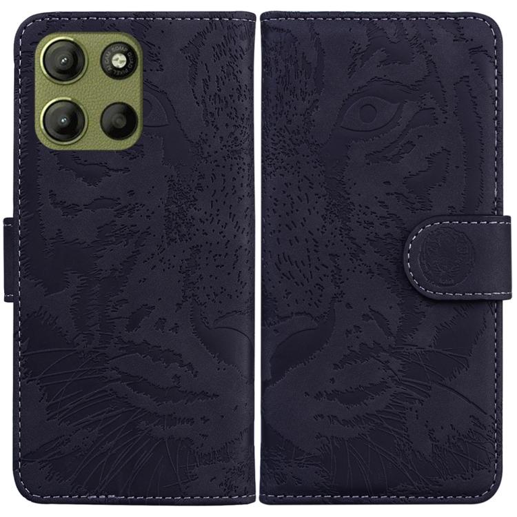 Custodia per telefono in pelle con motivo a tigre in rilievo, For Motorola Moto G86 5G, For Motorola Edge 60 Fusion / Edge 5G 2025, For Motorola Moto G05 / E15, For Motorola Moto G15