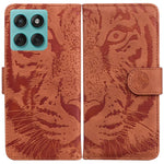 Custodia per telefono in pelle con motivo a tigre in rilievo, For Motorola Moto G86 5G, For Motorola Edge 60 Fusion / Edge 5G 2025, For Motorola Moto G05 / E15, For Motorola Moto G15