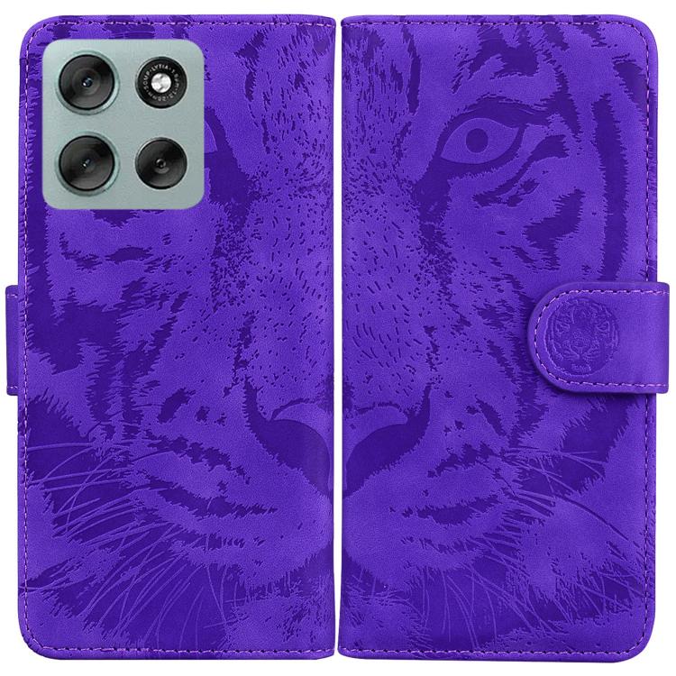 Custodia per telefono in pelle con motivo a tigre in rilievo, For Motorola Moto G Max / G87 / G77 / G67 5G, For Motorola Edge 70 Fusion 5G, For Motorola Moto G06 4G, For Motorola Moto G56 5G / G66j 5G / G66y 5G
