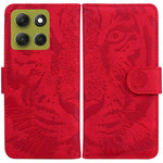 Custodia per telefono in pelle con motivo a tigre in rilievo, For Motorola Moto G86 5G, For Motorola Edge 60 Fusion / Edge 5G 2025, For Motorola Moto G05 / E15, For Motorola Moto G15
