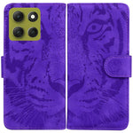 Custodia per telefono in pelle con motivo a tigre in rilievo, For Motorola Moto G86 5G, For Motorola Edge 60 Fusion / Edge 5G 2025, For Motorola Moto G05 / E15, For Motorola Moto G15