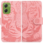 Custodia per telefono in pelle con motivo a tigre in rilievo, For Motorola Moto G Max / G87 / G77 / G67 5G, For Motorola Edge 70 Fusion 5G, For Motorola Moto G06 4G, For Motorola Moto G56 5G / G66j 5G / G66y 5G