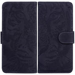 Custodia per telefono in pelle con motivo a tigre in rilievo, For Motorola Moto G Max / G87 / G77 / G67 5G, For Motorola Edge 70 Fusion 5G, For Motorola Moto G06 4G, For Motorola Moto G56 5G / G66j 5G / G66y 5G