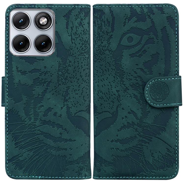 Custodia per telefono in pelle con motivo a tigre in rilievo, For Motorola Moto G Max / G87 / G77 / G67 5G, For Motorola Edge 70 Fusion 5G, For Motorola Moto G06 4G, For Motorola Moto G56 5G / G66j 5G / G66y 5G