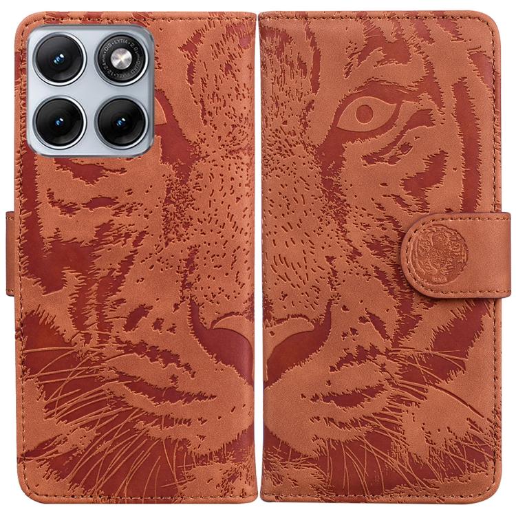 Custodia per telefono in pelle con motivo a tigre in rilievo, For Motorola Moto G Max / G87 / G77 / G67 5G, For Motorola Edge 70 Fusion 5G, For Motorola Moto G06 4G, For Motorola Moto G56 5G / G66j 5G / G66y 5G