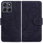 Custodia per telefono in pelle con motivo a tigre in rilievo, For Motorola Moto G Max / G87 / G77 / G67 5G, For Motorola Edge 70 Fusion 5G, For Motorola Moto G06 4G, For Motorola Moto G56 5G / G66j 5G / G66y 5G