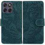 Custodia per telefono in pelle con motivo a tigre in rilievo, For Motorola Moto G Max / G87 / G77 / G67 5G, For Motorola Edge 70 Fusion 5G, For Motorola Moto G06 4G, For Motorola Moto G56 5G / G66j 5G / G66y 5G