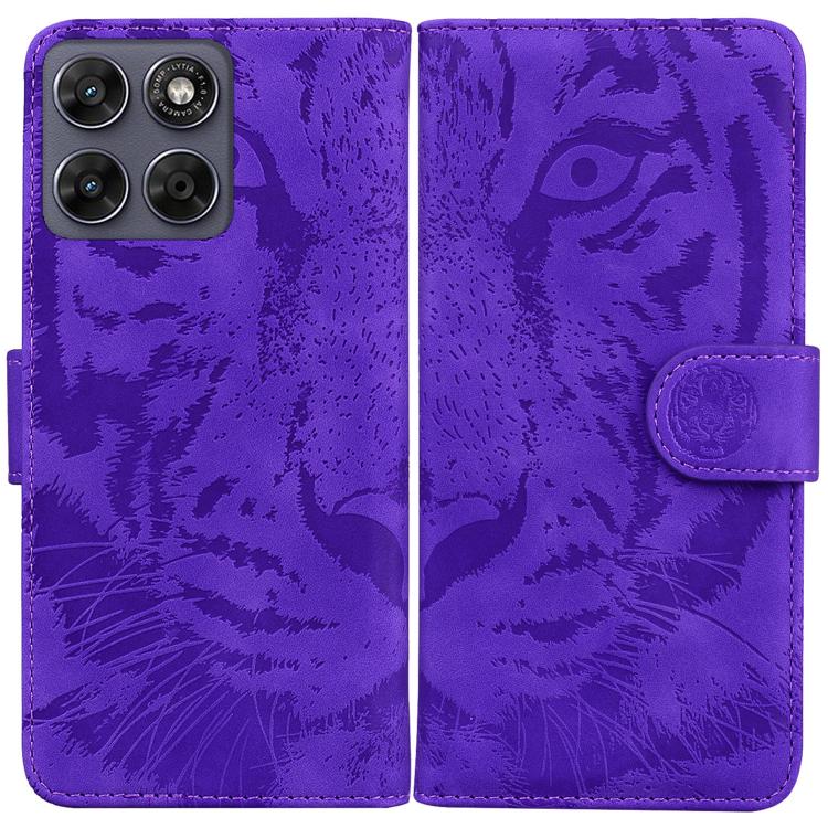 Custodia per telefono in pelle con motivo a tigre in rilievo, For Motorola Moto G Max / G87 / G77 / G67 5G, For Motorola Edge 70 Fusion 5G, For Motorola Moto G06 4G, For Motorola Moto G56 5G / G66j 5G / G66y 5G