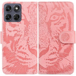 Custodia per telefono in pelle con motivo a tigre in rilievo, For Motorola Moto G Max / G87 / G77 / G67 5G, For Motorola Edge 70 Fusion 5G, For Motorola Moto G06 4G, For Motorola Moto G56 5G / G66j 5G / G66y 5G
