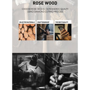 Custodia R-JUST in Metallo e Legno per iPhone