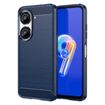 Custodia in TPU in fibra di carbonio con trama spazzolata, For Asus Zenfone 11 Ultra, For Asus Zenfone 10