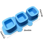 3 tazze Love Ice Tray Stampo in silicone Stampo in gesso succulento, consegna colore casuale