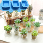 3 tazze Love Ice Tray Stampo in silicone Stampo in gesso succulento, consegna colore casuale