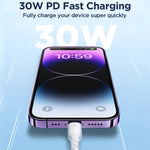 JOYROOM SA26-CL3 Flash Charge Series 30W USB-C / Tipo-C a 8 pin Cavo dati di ricarica rapida, 1m, 2m, 3m