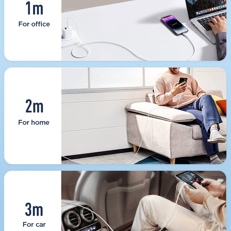 JOYROOM SA26-CL3 Flash Charge Series 30W USB-C / Tipo-C a 8 pin Cavo dati di ricarica rapida, 1m, 2m, 3m