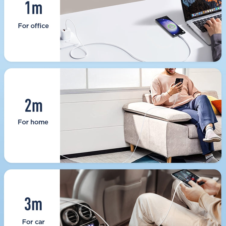 Cavo ricarica rapida USB-C 3A Joyroom 1-3 metri