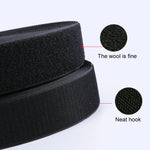 Accessori tessili per abbigliamento in nylon largo 3 cm senza colla Velcro, 3cm Wide
