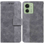 Custodia per telefono in pelle goffrata geometrica, For Motorola Moto G14, For Motorola Edge 40, For Motorola Edge 40 Pro